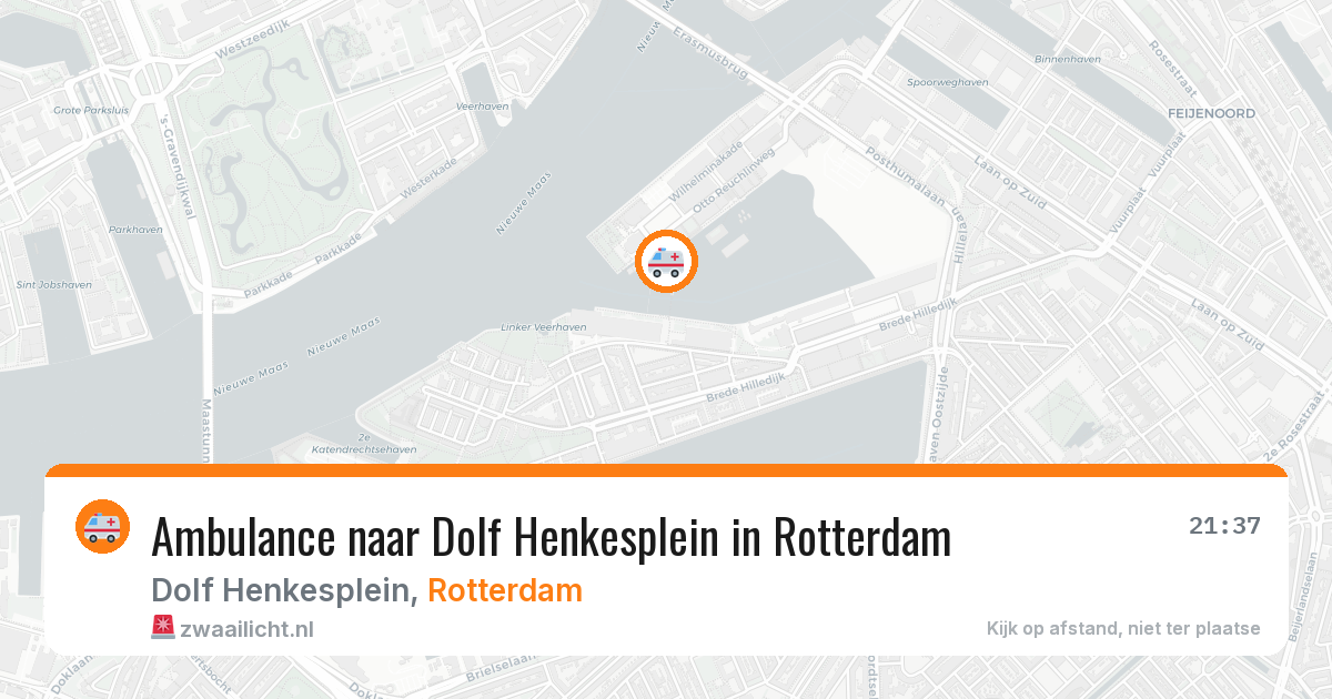 Ambulance naar Dolf Henkesplein in Rotterdam — 10 jul 2026