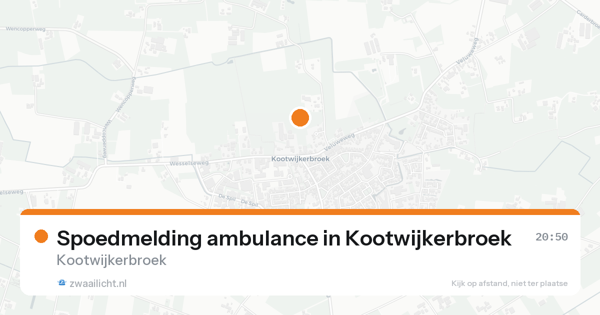 Spoedmelding ambulance in Kootwijkerbroek — 23 jun 2026