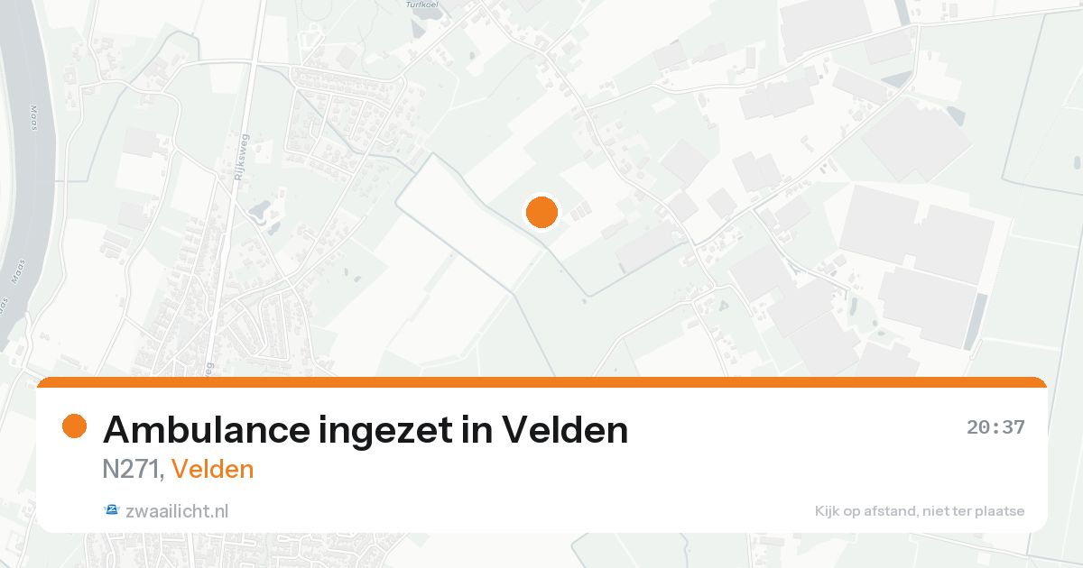 Ambulance ingezet in Velden — 16 aug 2026