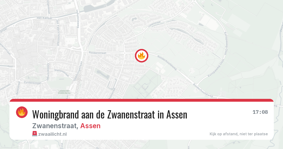 Woningbrand aan de Zwanenstraat in Assen — 23 jan 2026