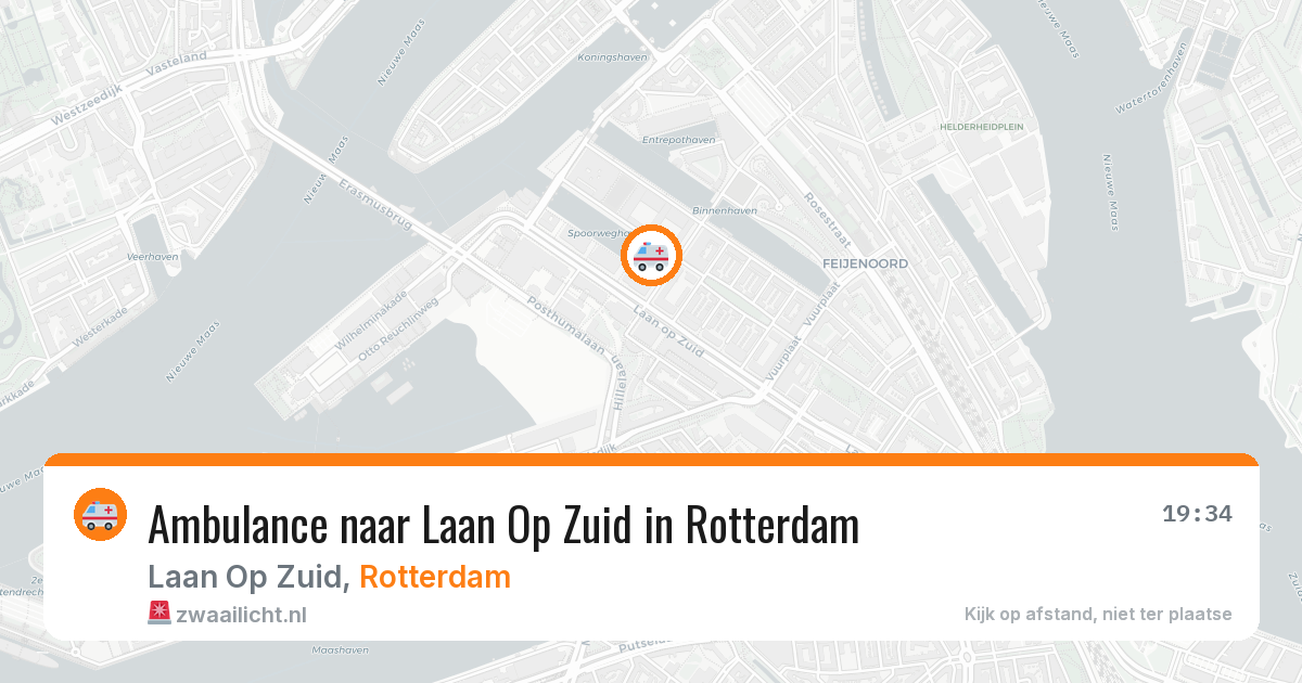 Ambulance naar Laan Op Zuid in Rotterdam — 8 feb 2026