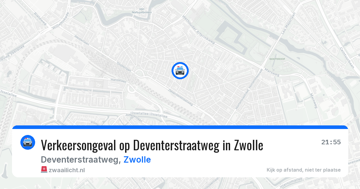 Verkeersongeval op Deventerstraatweg in Zwolle — 27 mei 2026