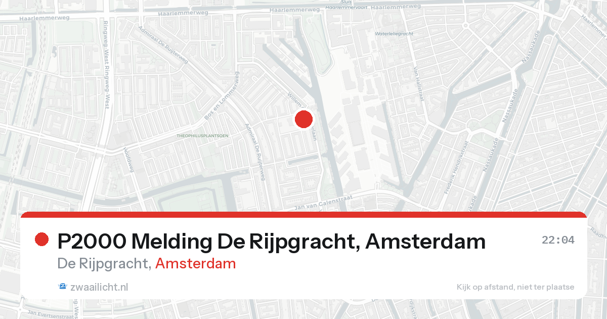 P2000 Melding De Rijpgracht, Amsterdam — 7 feb 2026