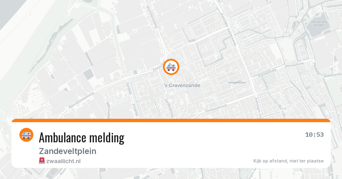 Ambulance melding — 29 jan 2026