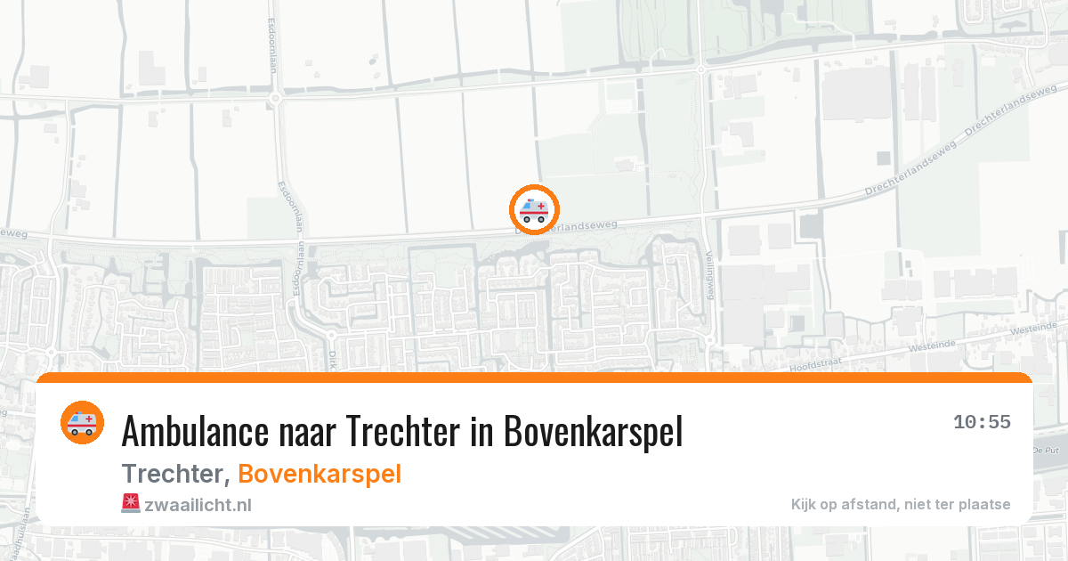 Ambulance naar Trechter in Bovenkarspel — 2 jul 2026