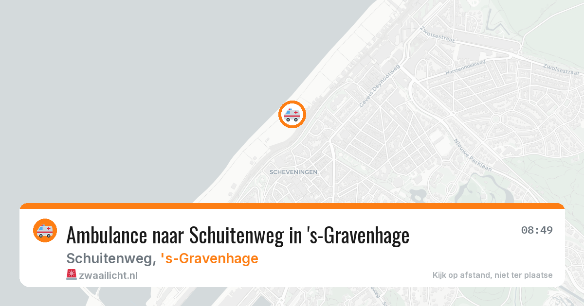 Ambulance naar Schuitenweg in 's-Gravenhage — 19 jun 2026