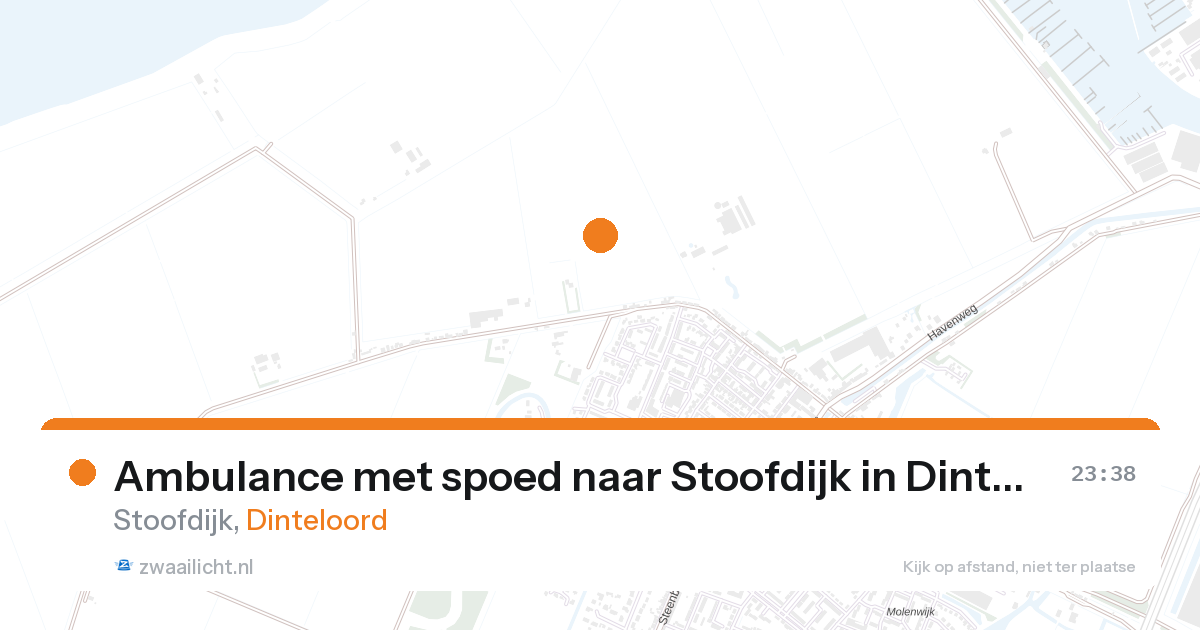 Ambulance met spoed naar Stoofdijk in Dinteloord — 26 aug 2026