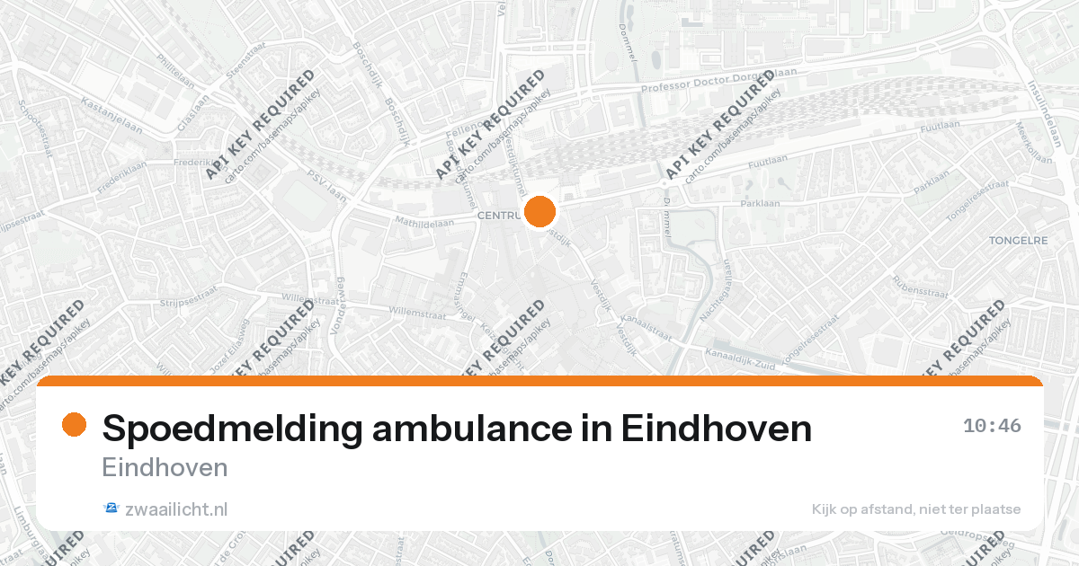 Spoedmelding ambulance in Eindhoven — 9 mrt 2026