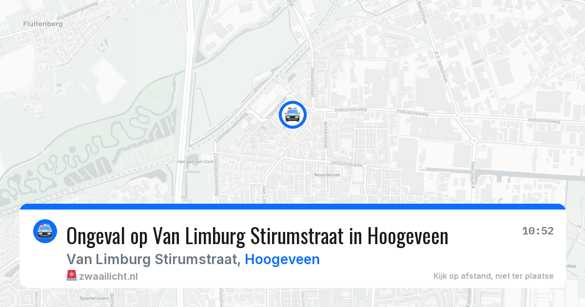 Ongeval op Van Limburg Stirumstraat in Hoogeveen — 22 jun 2026