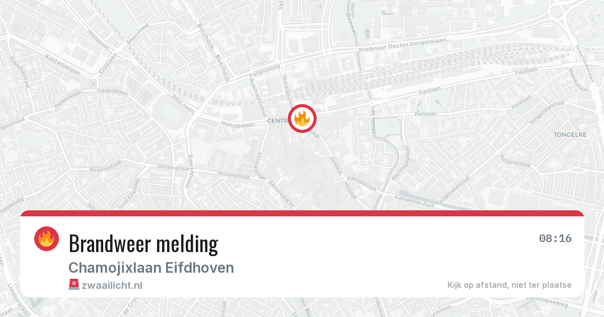 Brandweer melding — 21 jun 2026