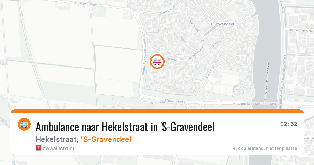 Ambulance naar Hekelstraat in 'S-Gravendeel — 30 jan 2026