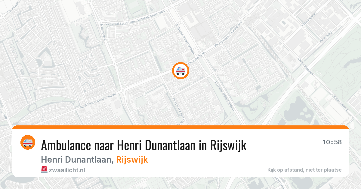 Ambulance naar Henri Dunantlaan in Rijswijk — 11 jul 2026