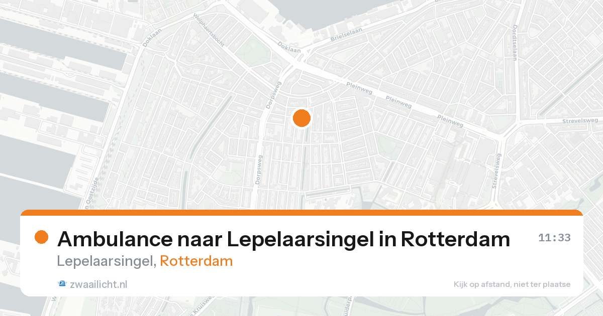 Ambulance naar Lepelaarsingel in Rotterdam — 18 aug 2026
