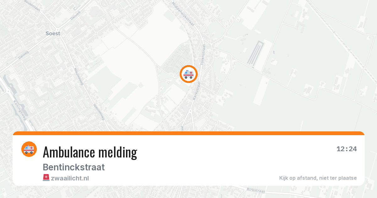 Ambulance melding — 8 apr 2026