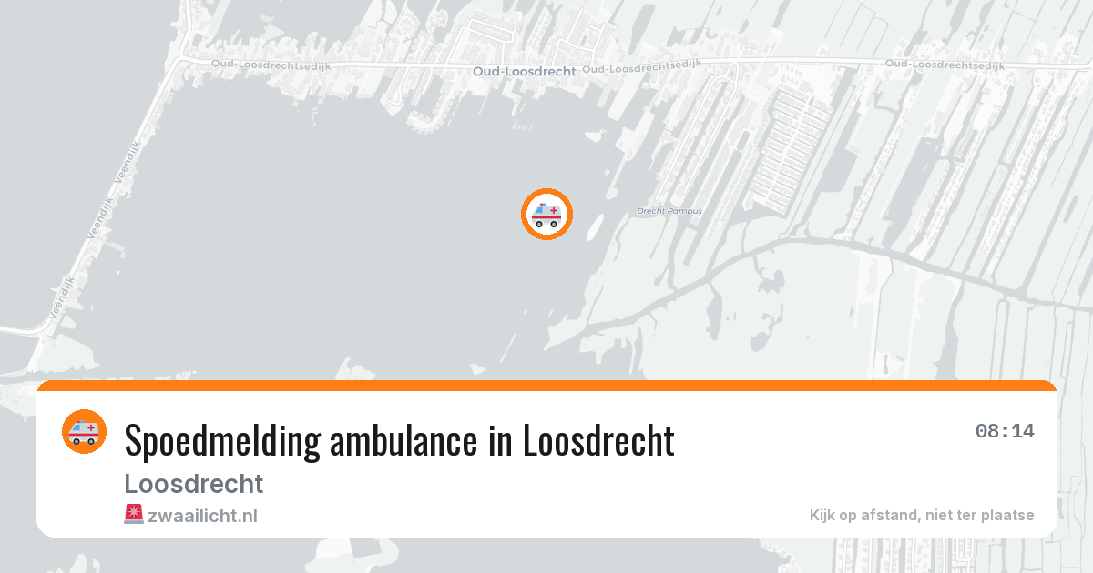Spoedmelding ambulance in Loosdrecht — 11 aug 2026