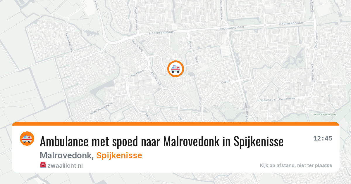 Ambulance met spoed naar Malrovedonk in Spijkenisse — 28 jul 2026
