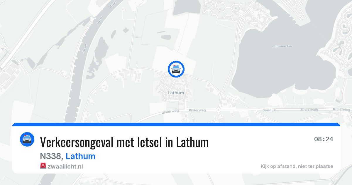 Verkeersongeval met letsel in Lathum — 10 mrt 2026