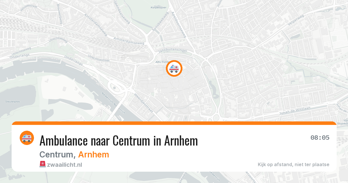 Ambulance naar Centrum in Arnhem — 28 jun 2026