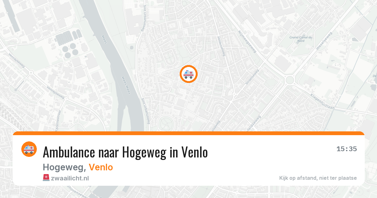 Ambulance naar Hogeweg in Venlo — 26 mei 2026
