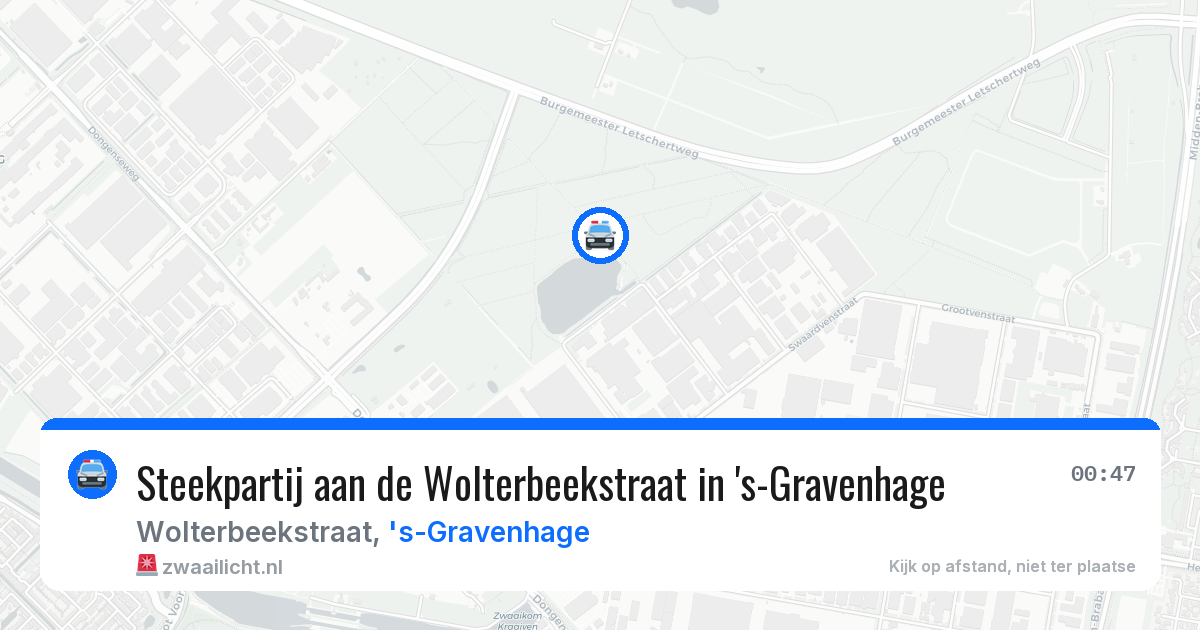 Steekpartij aan de Wolterbeekstraat in 's-Gravenhage — 23 mrt 2026