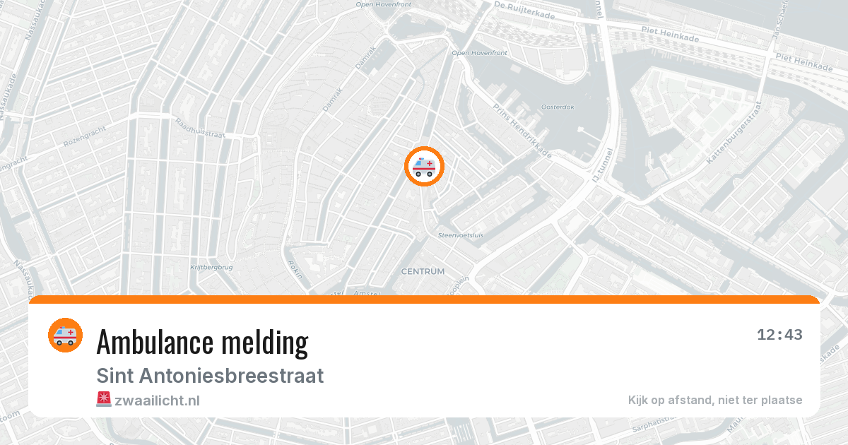 Ambulance melding — 30 jun 2026