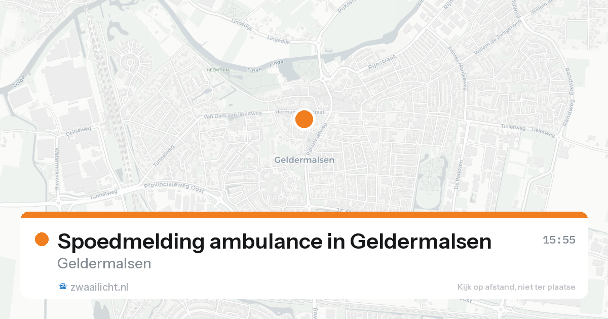Spoedmelding ambulance in Geldermalsen — 30 jun 2026