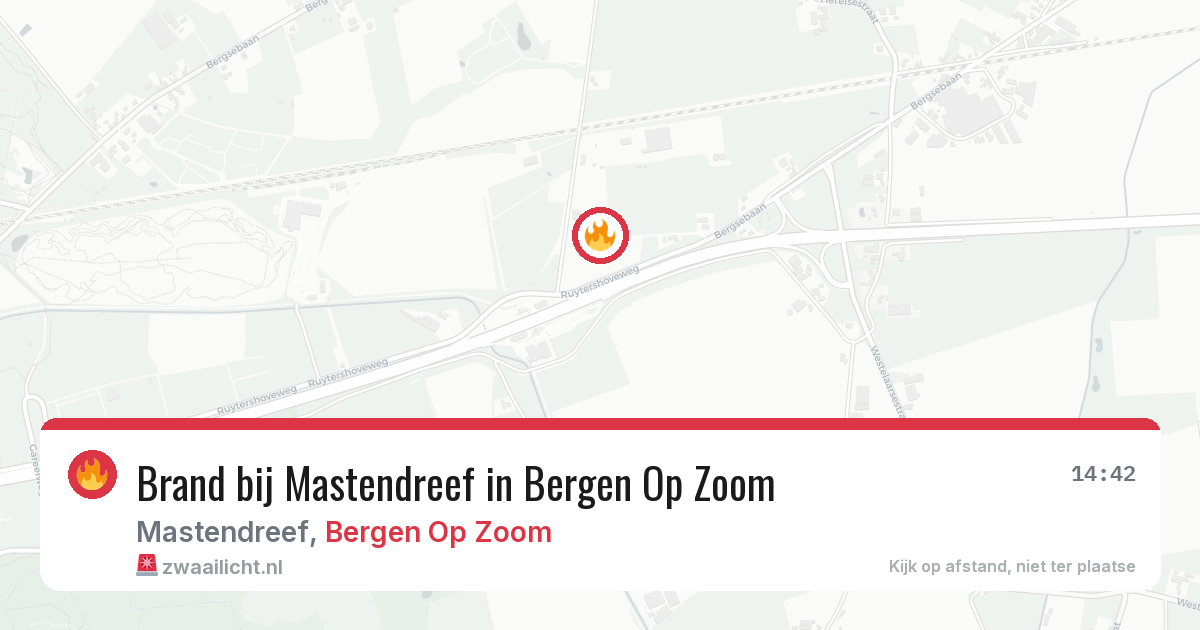 Brand bij Mastendreef in Bergen Op Zoom — 23 mei 2026