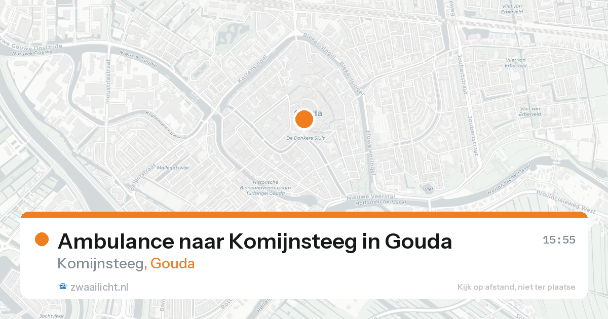 Ambulance naar Komijnsteeg in Gouda — 30 jan 2026