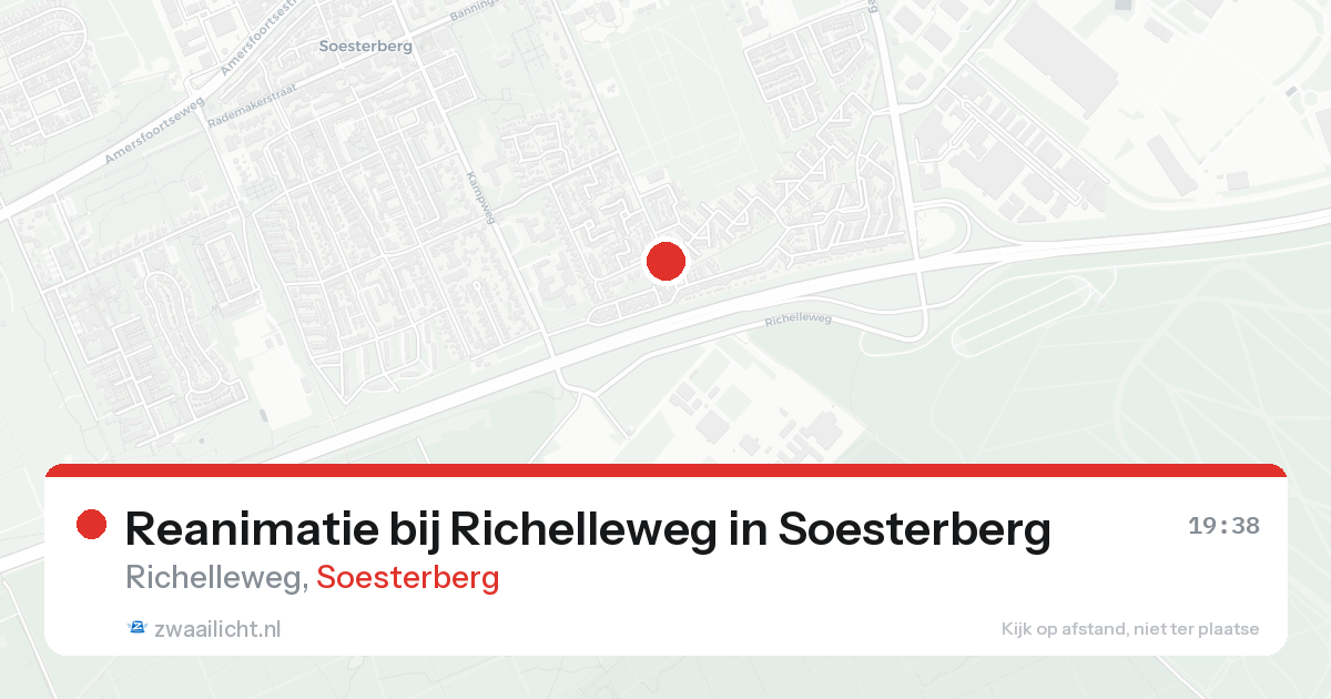 Reanimatie bij Richelleweg in Soesterberg — 31 jan 2026