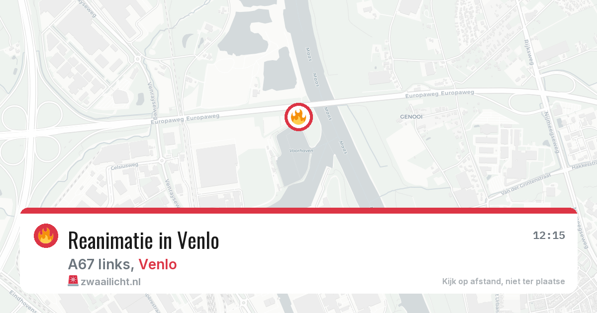Reanimatie in Venlo — 19 apr 2026