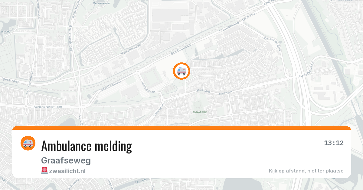 Ambulance melding — 28 mei 2026