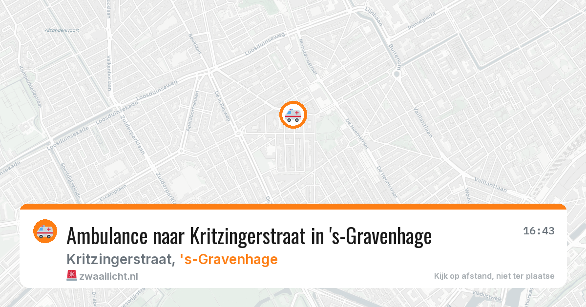 Ambulance naar Kritzingerstraat in 's-Gravenhage — 5 feb 2026