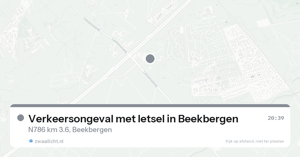 Verkeersongeval met letsel in Beekbergen — 14 aug 2026