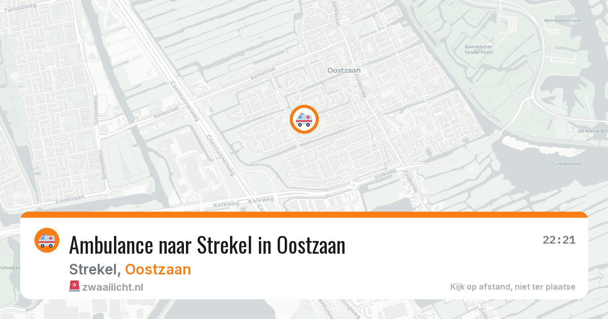 Ambulance naar Strekel in Oostzaan — 31 jul 2026