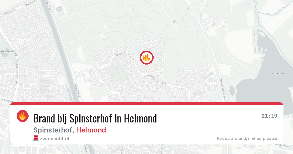 Brand bij Spinsterhof in Helmond — 25 jul 2026