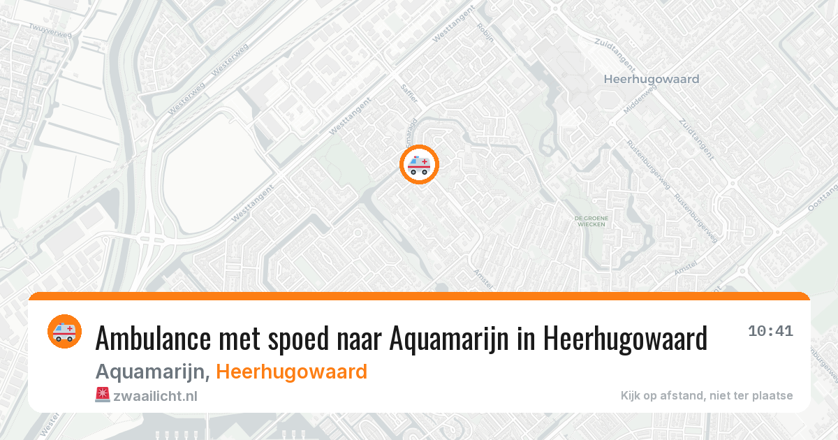 Ambulance met spoed naar Aquamarijn in Heerhugowaard — 2 jun 2026