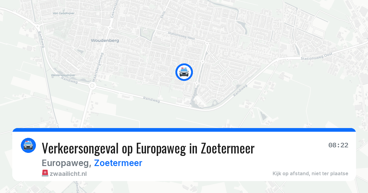 Verkeersongeval op Europaweg in Zoetermeer — 28 jan 2026