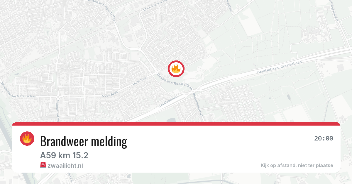 Brandweer melding — 27 jun 2026