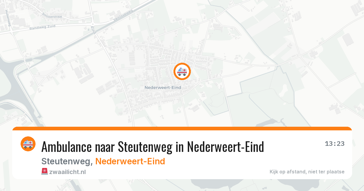Ambulance naar Steutenweg in Nederweert-Eind — 27 apr 2026