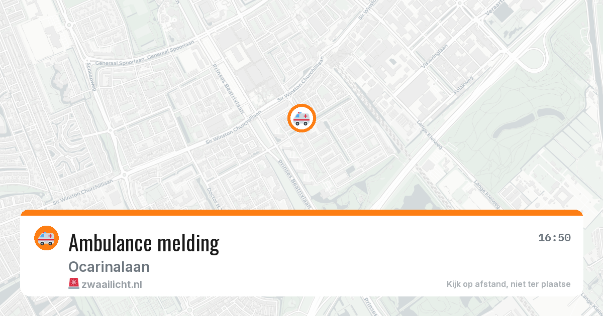 Ambulance melding — 20 apr 2026