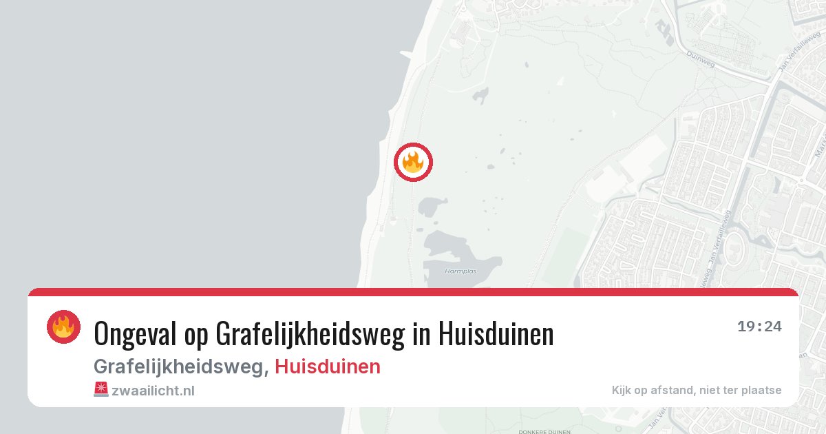 Ongeval op Grafelijkheidsweg in Huisduinen — 8 aug 2026
