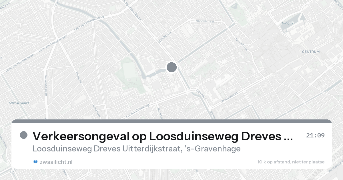 Verkeersongeval op Loosduinseweg Dreves Uitterdijkstraat in 's-Gravenhage — 31 jan 2026