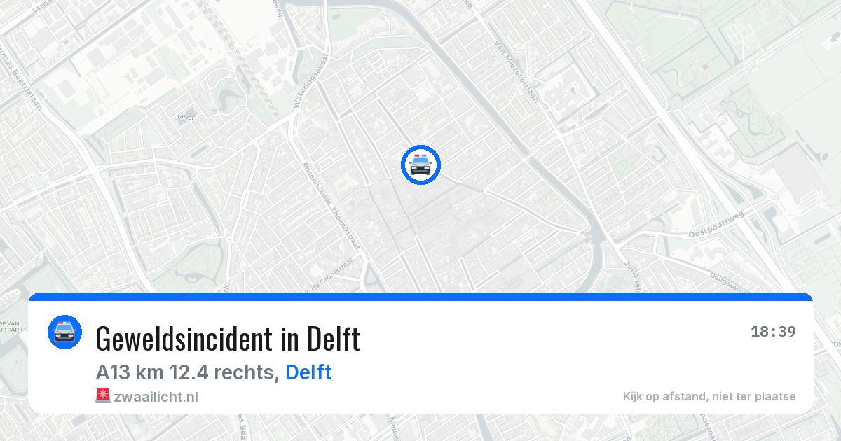 Geweldsincident in Delft — 2 aug 2026