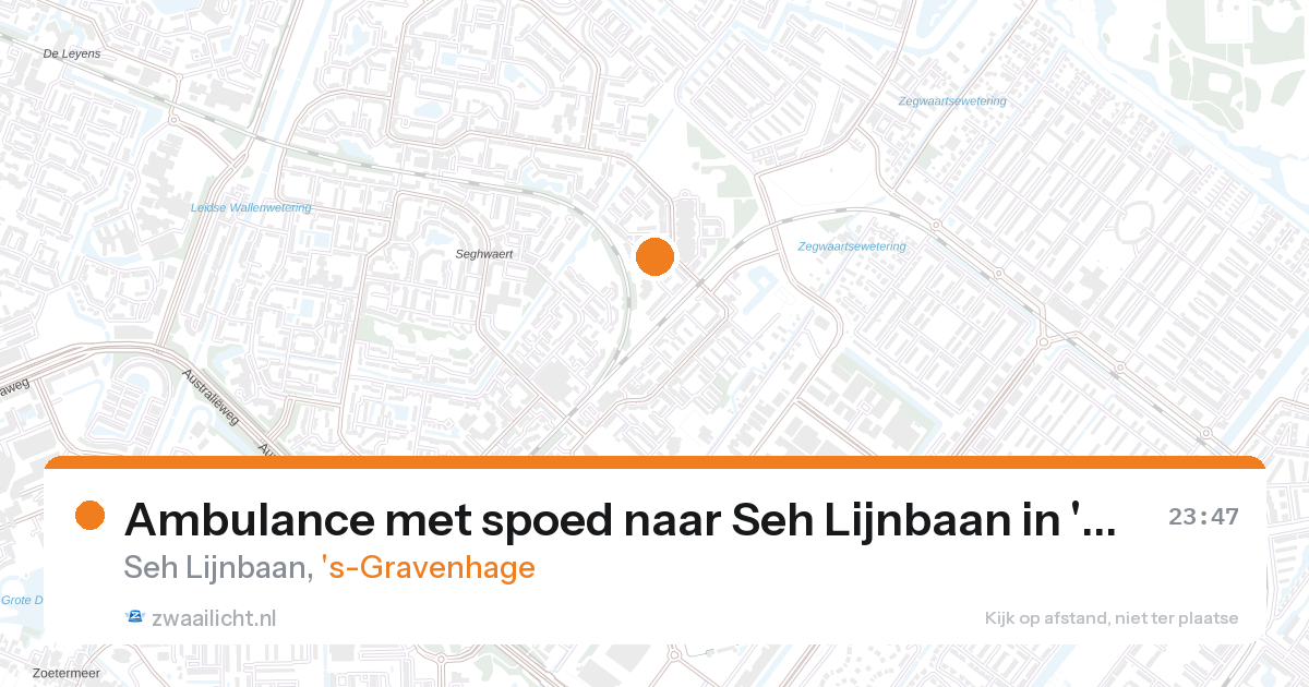 Ambulance met spoed naar Seh Lijnbaan in 's-Gravenhage — 31 jan 2026