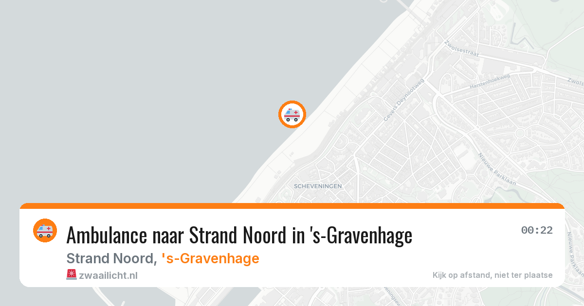 Ambulance naar Strand Noord in 's-Gravenhage — 28 feb 2026