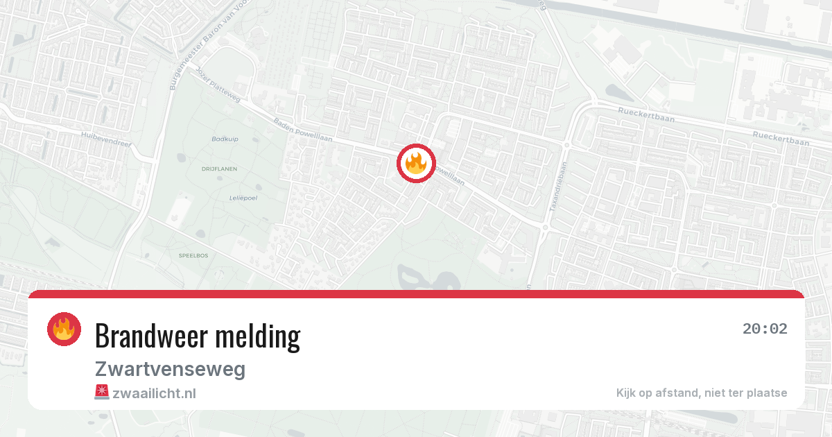 Brandweer melding — 30 jun 2026