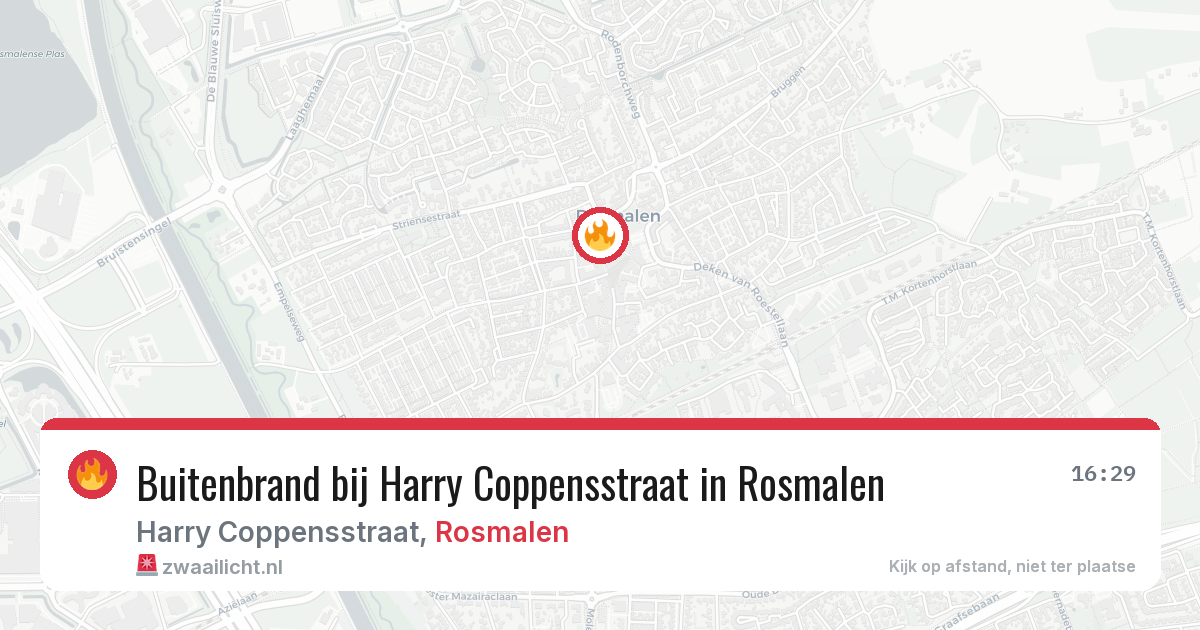 Buitenbrand bij Harry Coppensstraat in Rosmalen — 2 jul 2026