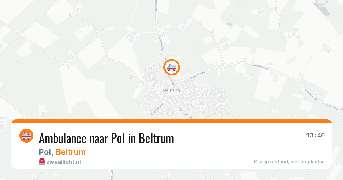 Ambulance naar Pol in Beltrum — 30 jul 2026
