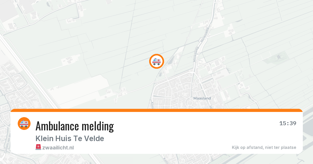 Ambulance melding — 19 jun 2026