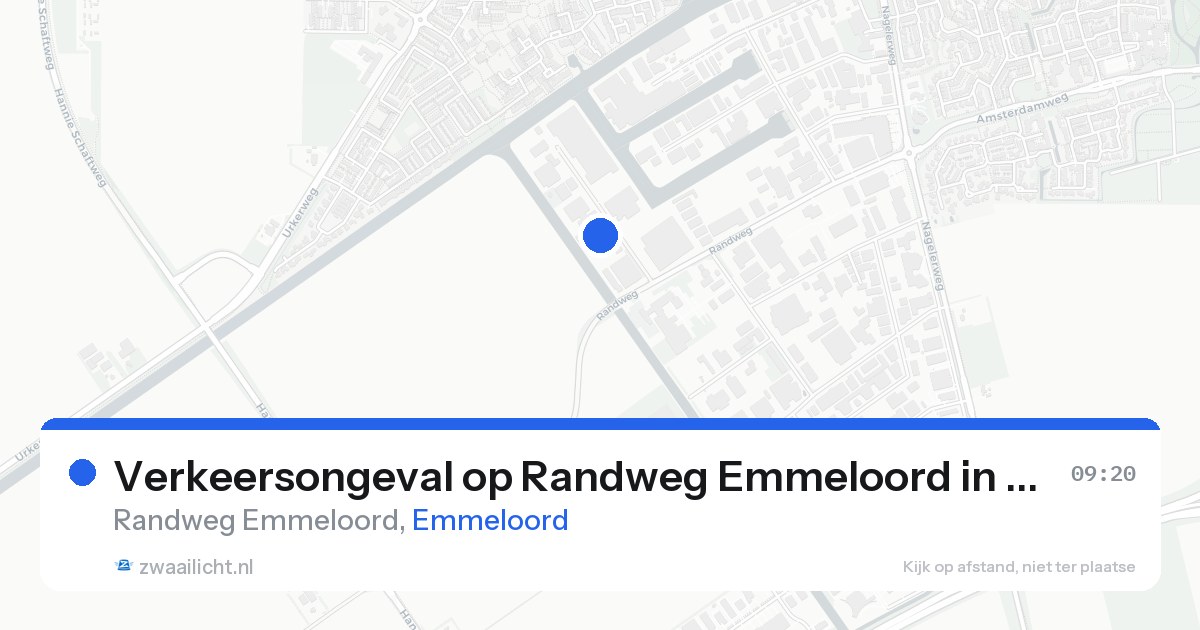 Verkeersongeval op Randweg Emmeloord in Emmeloord — 20 aug 2026